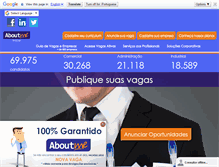 Tablet Screenshot of aboutme.com.br